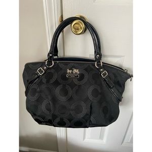 Large Black Coach Satchel